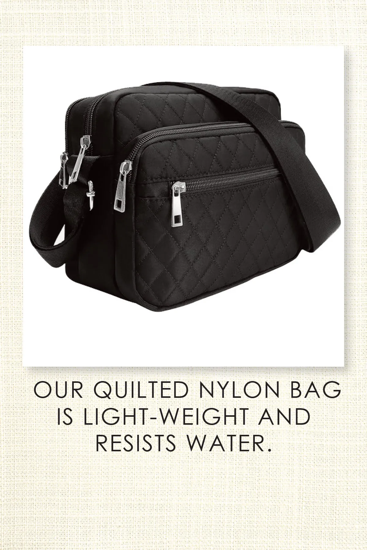 Lots of Pockets Quilted Bag