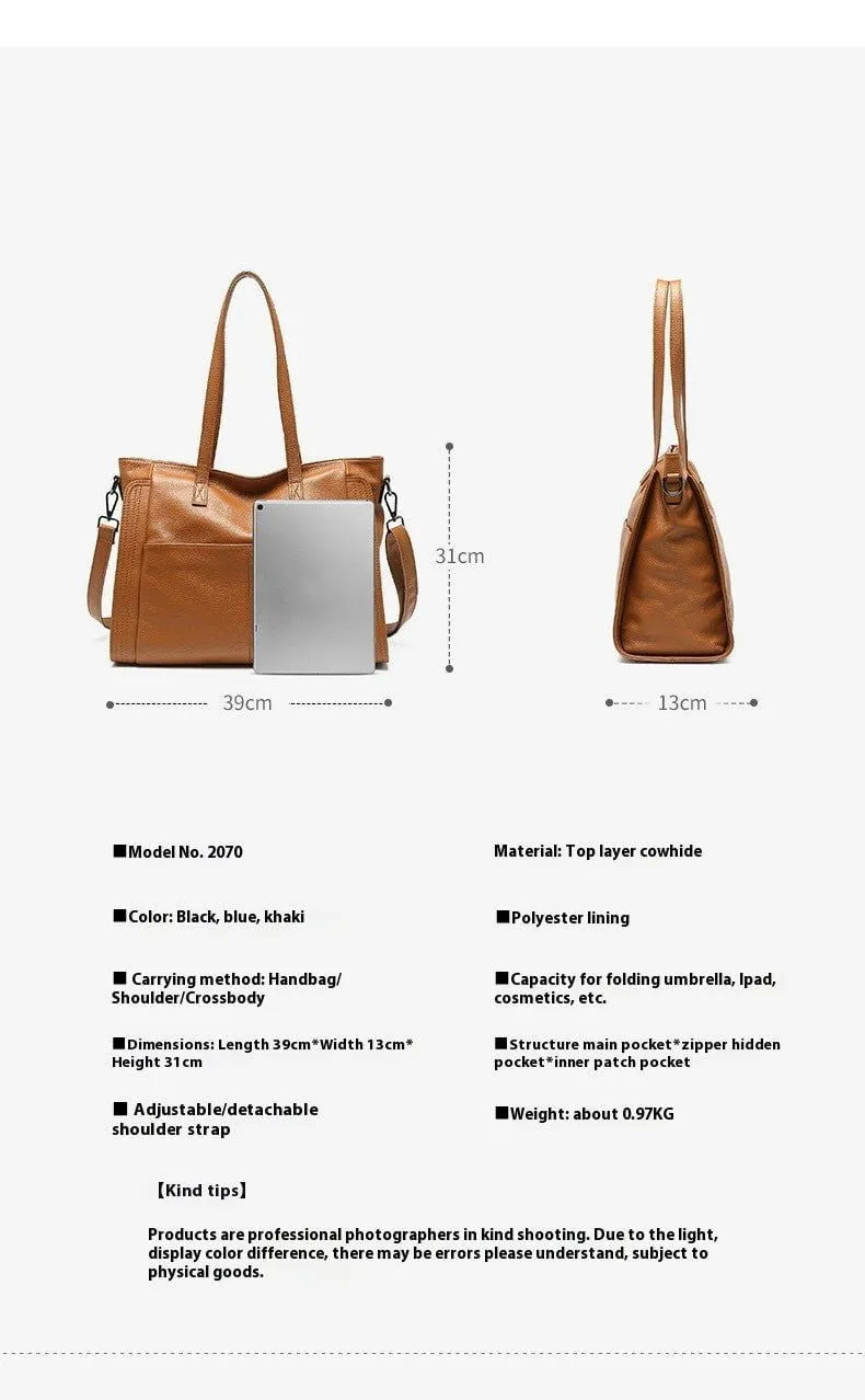 LovelyRLovely Women's Genuine Leather Large Capacity Handbag