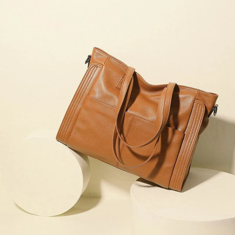 LovelyRLovely Women's Genuine Leather Large Capacity Handbag