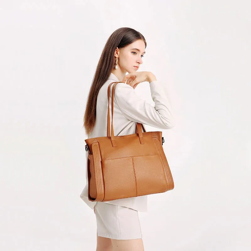 LovelyRLovely Women's Genuine Leather Large Capacity Handbag
