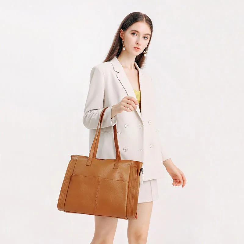 LovelyRLovely Women's Genuine Leather Large Capacity Handbag