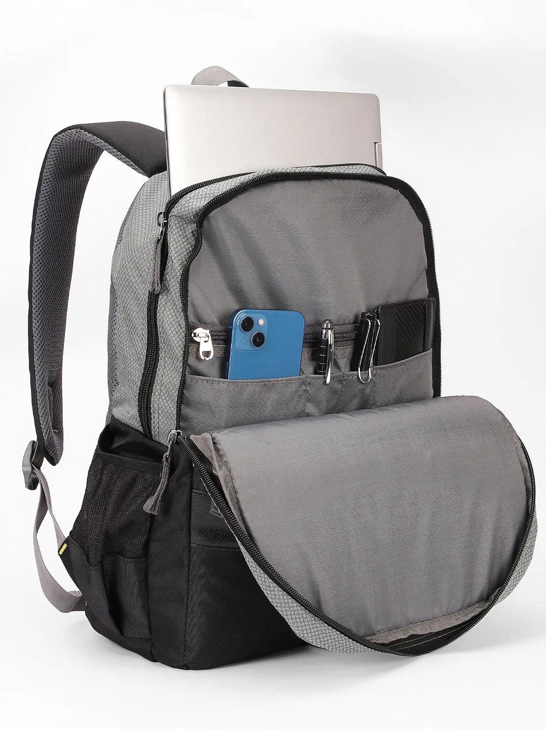 Men's Black Water Repellent Travel Backpack with adjustable shoulder strap