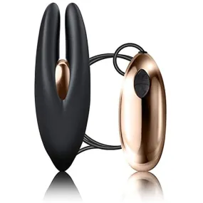 Mimosa Sleek Rechargeable Silicone Clitoral Stimulator Vibrator - Black