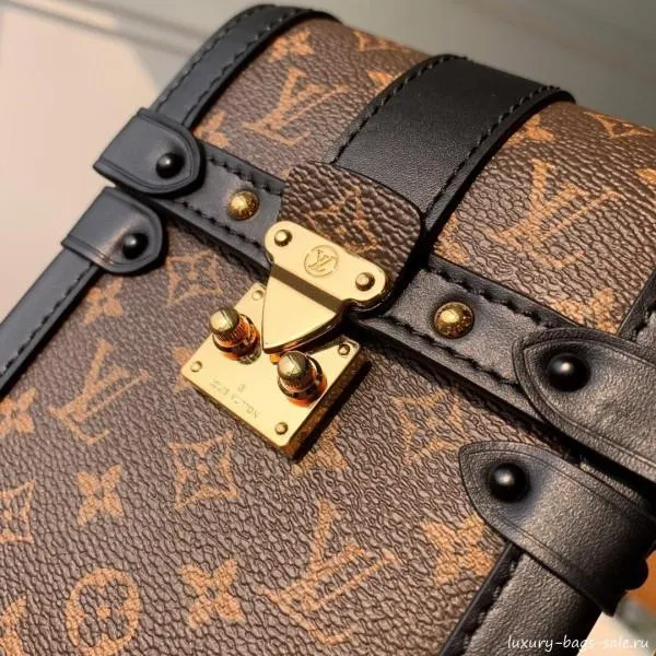Monogram Canvas Phone Holder Mini Bag M63913 Black 2019 Collection