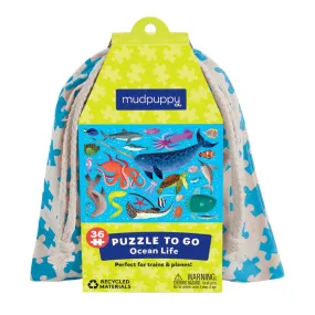 Mud Puppy 36 Piece Puzzle To Go Ocean Life