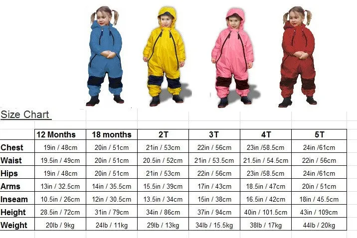 Muddy Buddy Waterproof Coveralls - Yellow