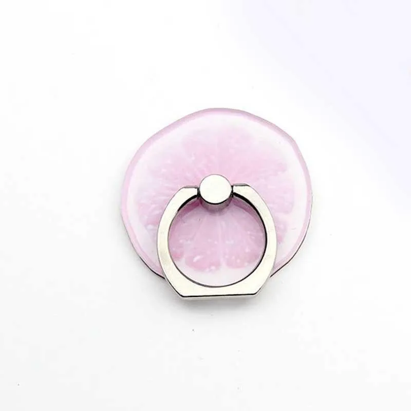 New Arrival Mobile Phone Holder Metal Finger Ring Holder Cute Lemon Fruits Phone Ring Holder Phone Stand Support