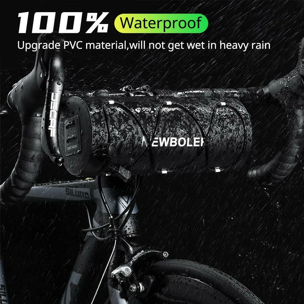 NEWBOLER Bag Bicycle Bags Waterproof Frame Pannier Bag Multifunction Portable Shoulder Waterproof Bag Bike Accessorie