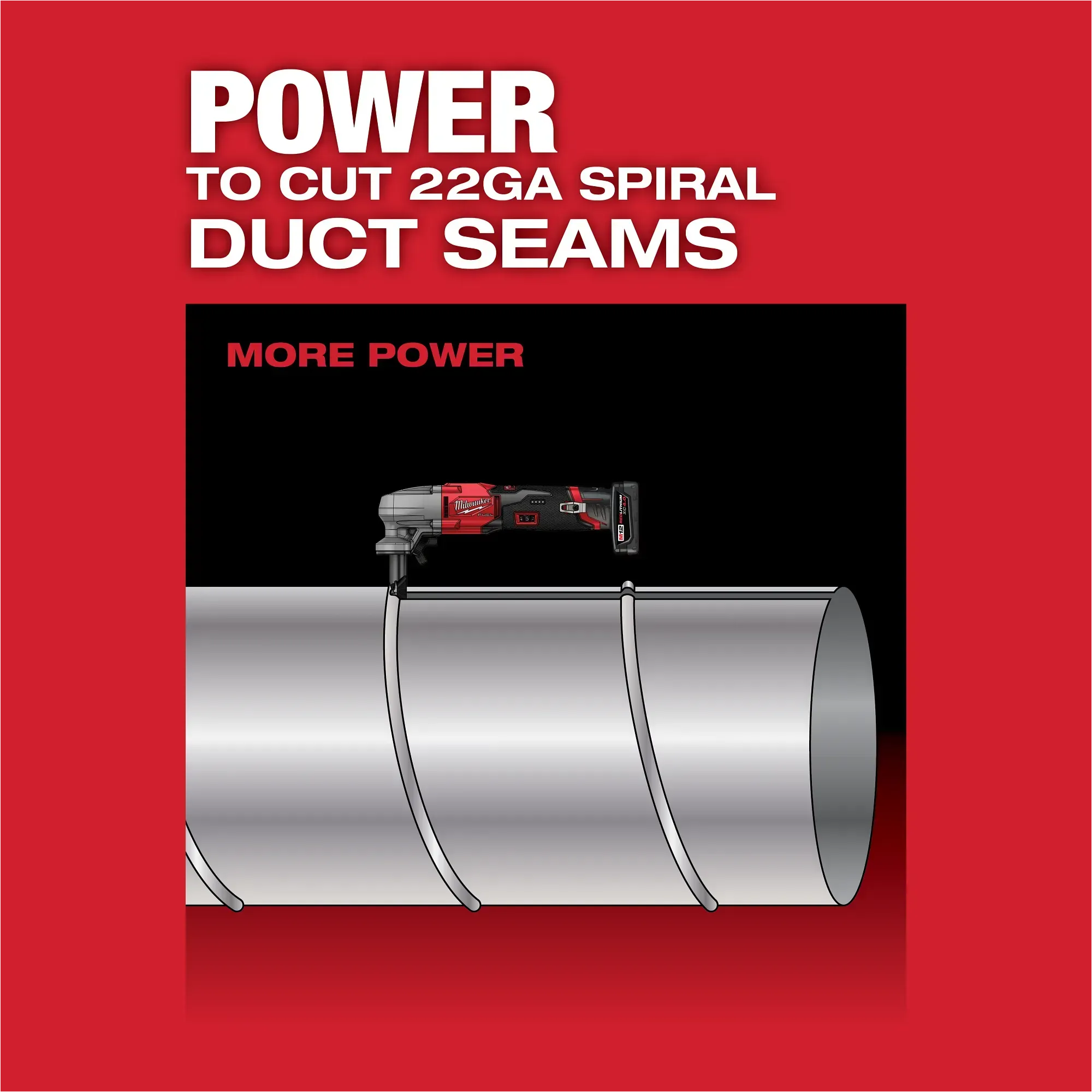 Nibbler - Milwaukee M12 FUEL™ 16 Gauge Variable Speed Nibbler, 2476-20
