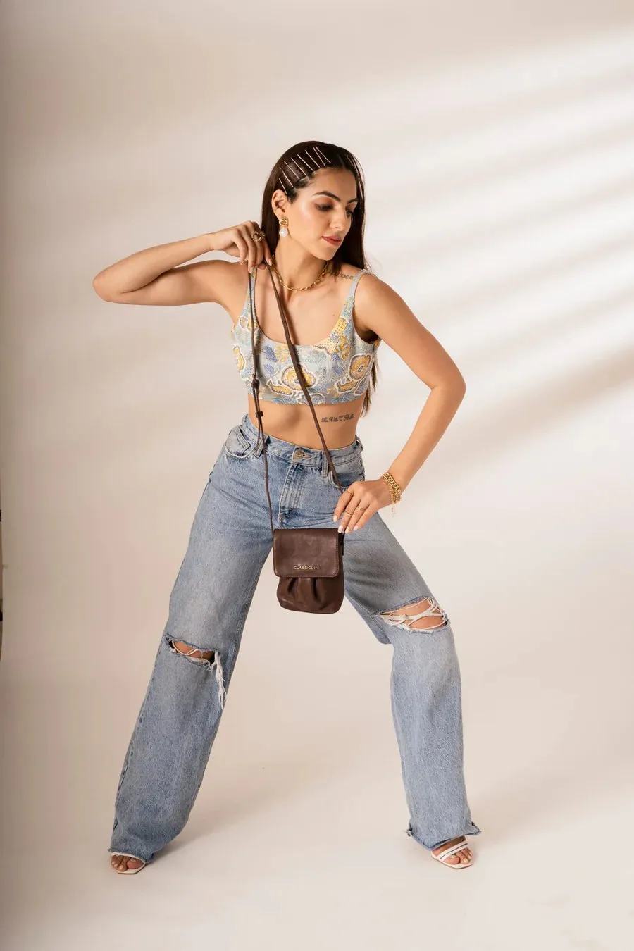 Nice Pleats Sling Bag