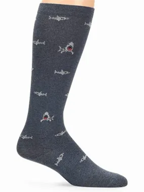 NurseMates Men's Compression Socks | Sharks