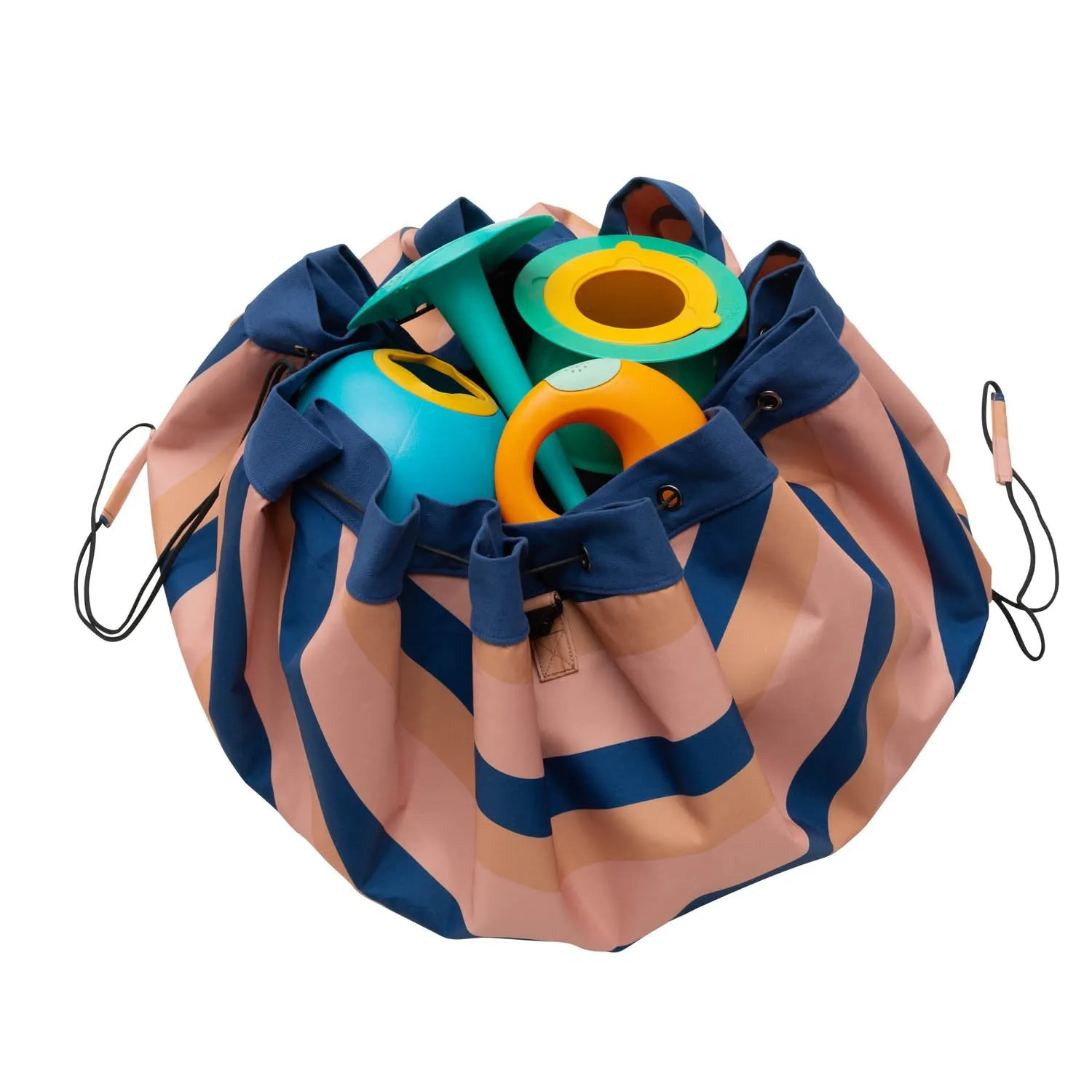 Outdoor storage bag Mokka Stripes