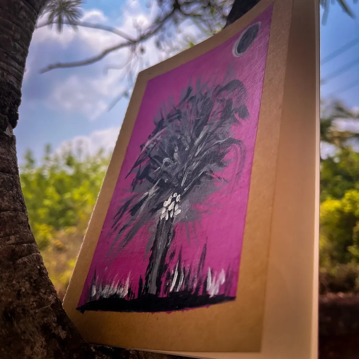 Palm Handpainted Notebook