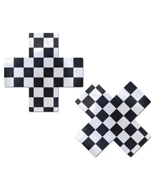 Pastease Checker Cross - Black-white O-s