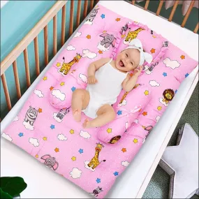 Premium Bedding Gift Set Flying Animals Pink