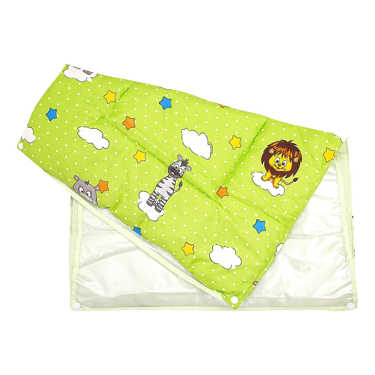 Premium Bedding Gift Set Fun In The Jungle Green