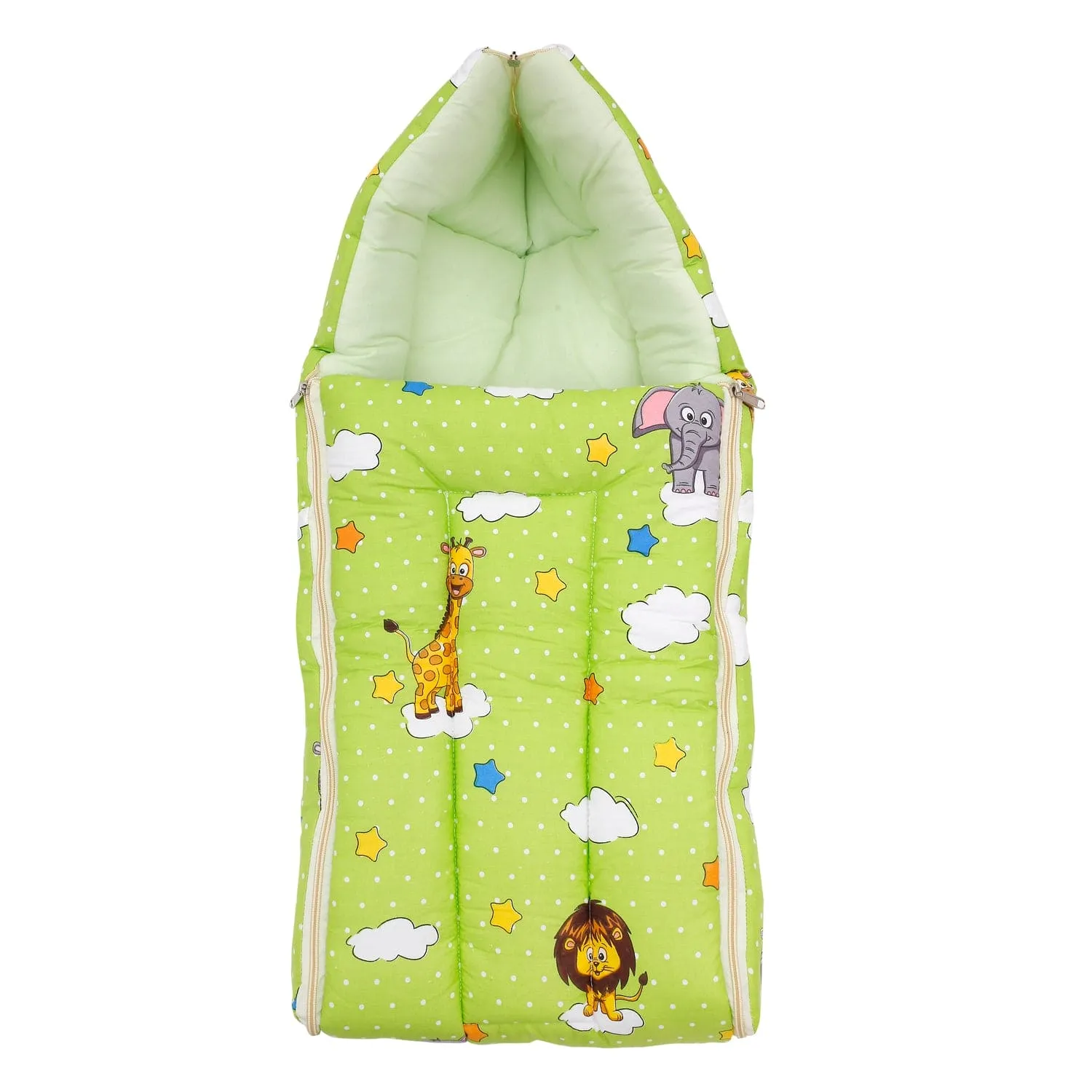 Premium Bedding Gift Set Fun In The Jungle Green