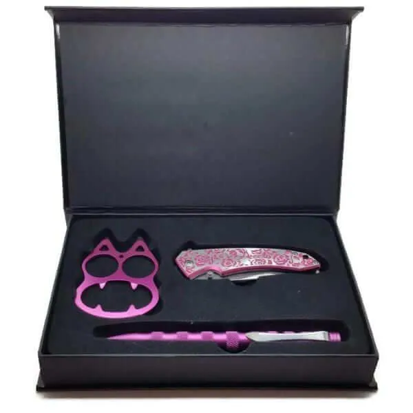 "Femme Fatale" Deluxe Pink Self Defense Gift Set