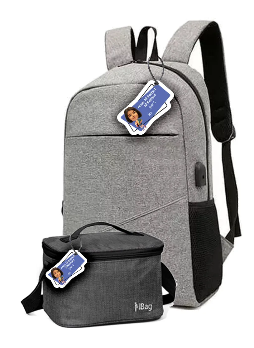 ""Caricature personalized (Girls) labels packs