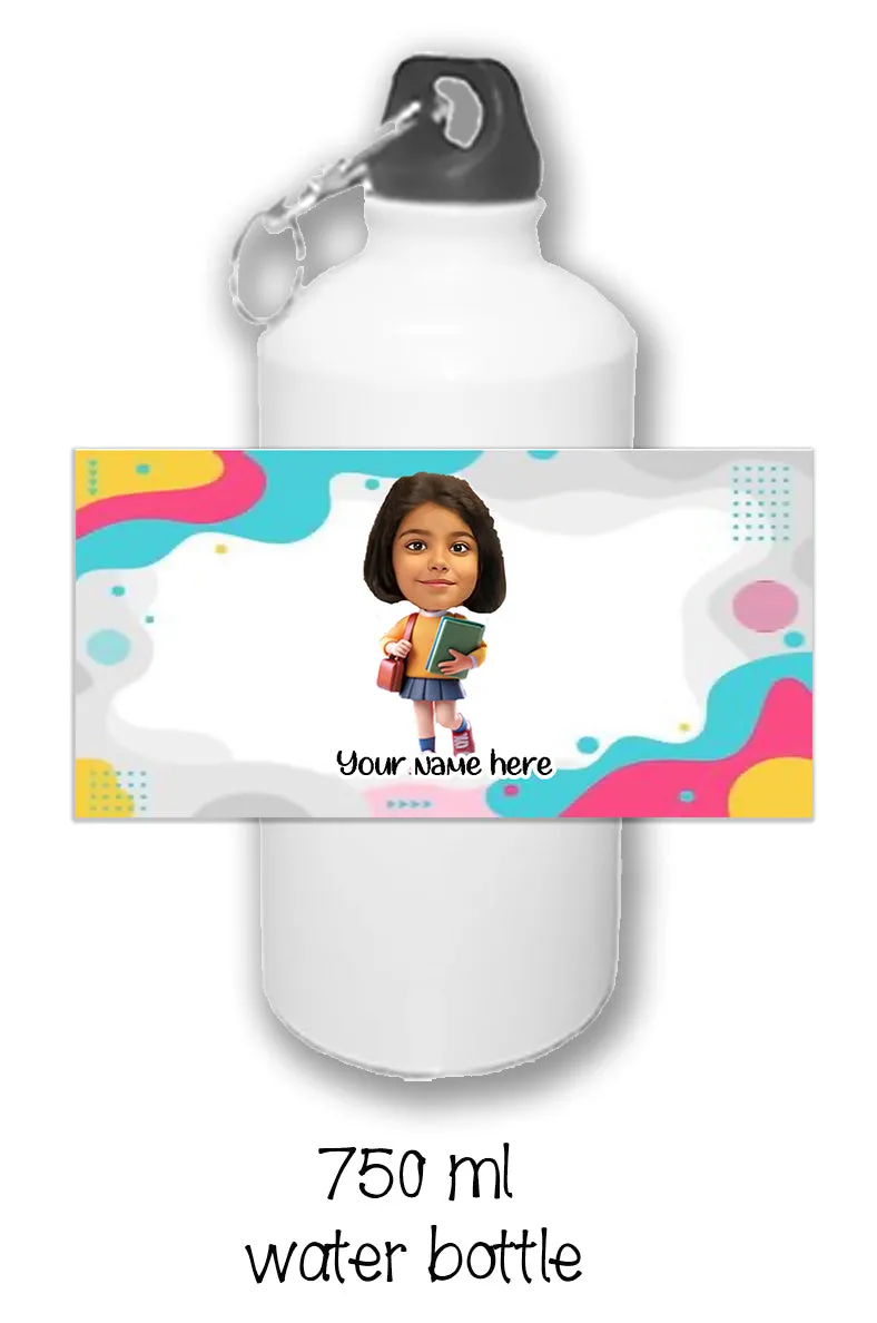 ""Caricature personalized (Girls) labels packs