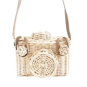 Rattan Camera Bag