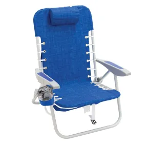RIO Gear | 4-Position Lace-Up Backpack Chair - Blue