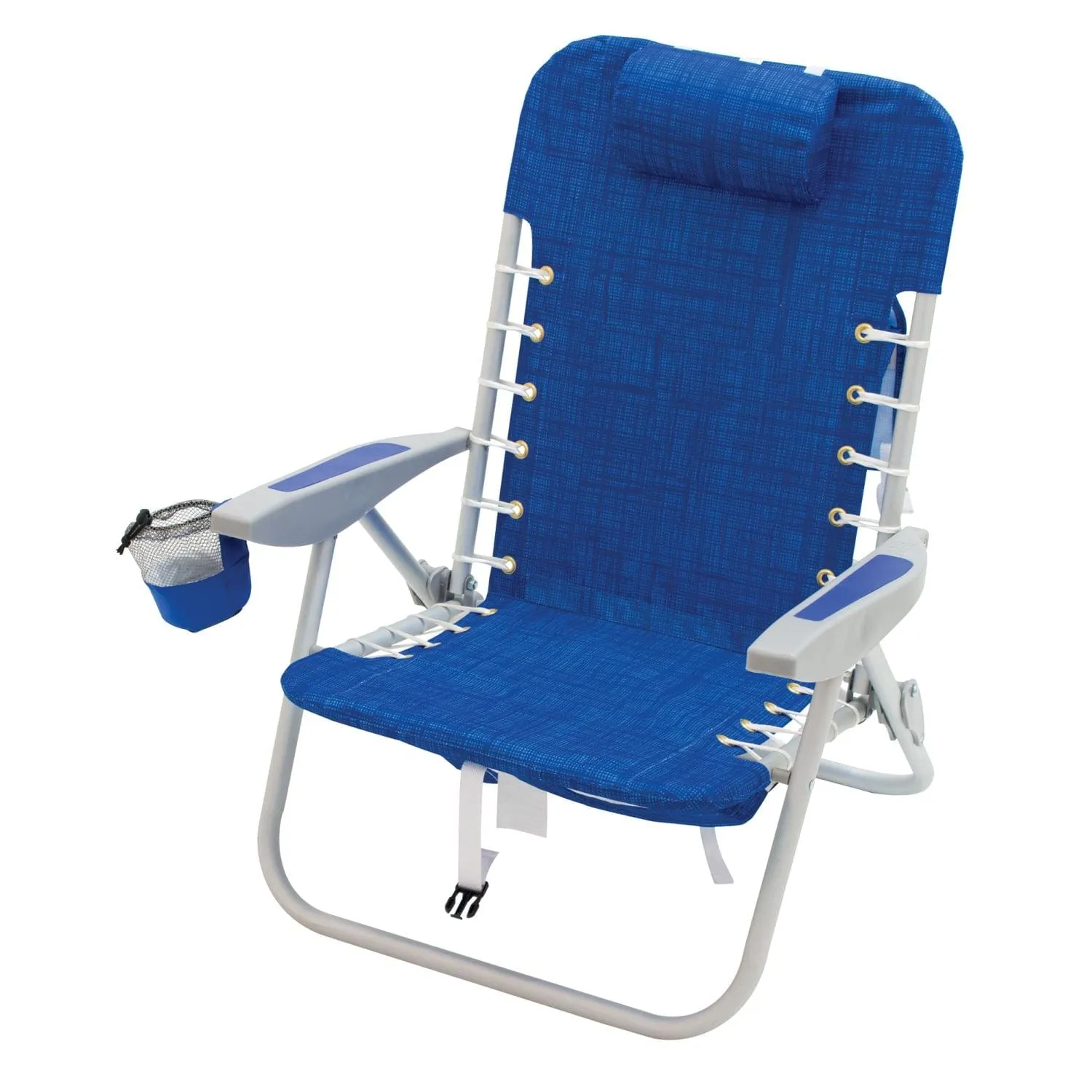 RIO Gear | 4-Position Lace-Up Backpack Chair - Blue