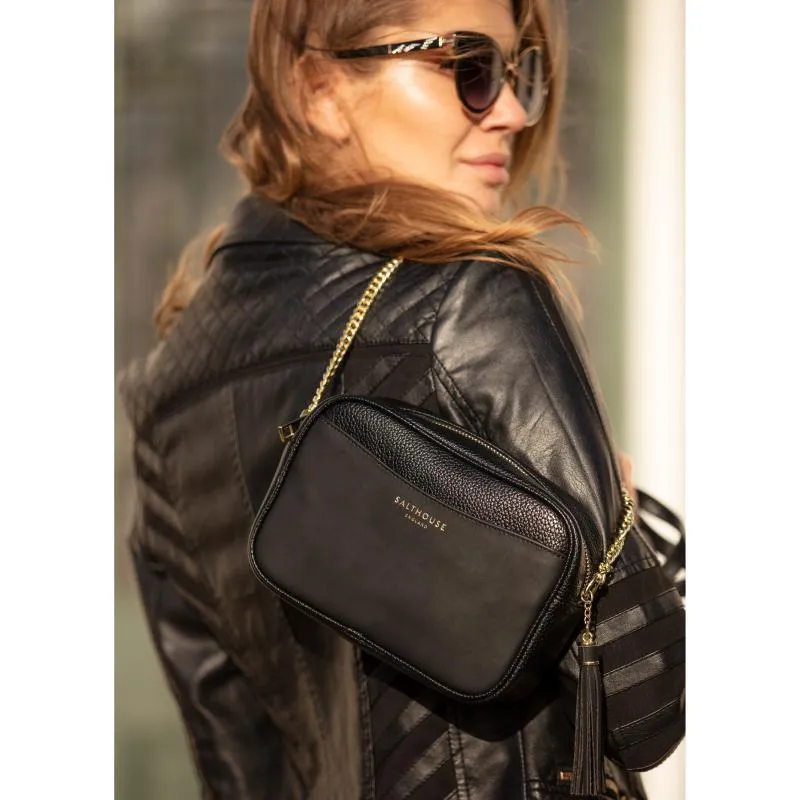 Salthouse England Adira Ladies Cross-Body Bag - Black