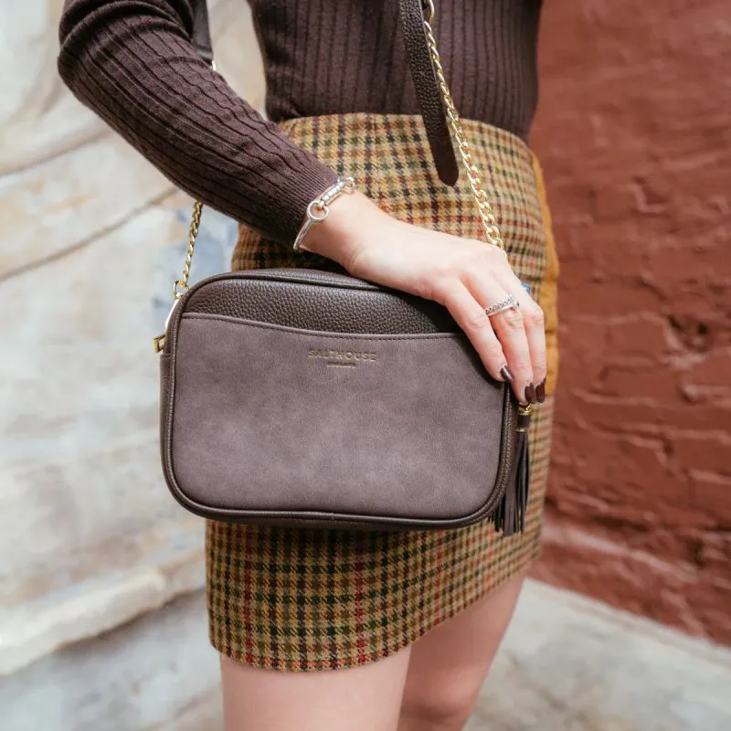 Salthouse England Adira Ladies Cross-Body Bag - Chocolate