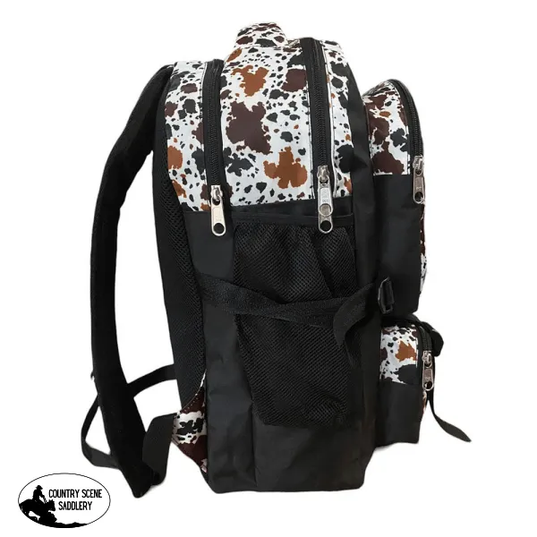 Showman Cow Print Tactical Backpack