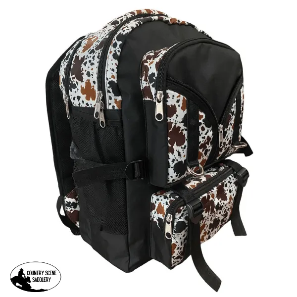 Showman Cow Print Tactical Backpack