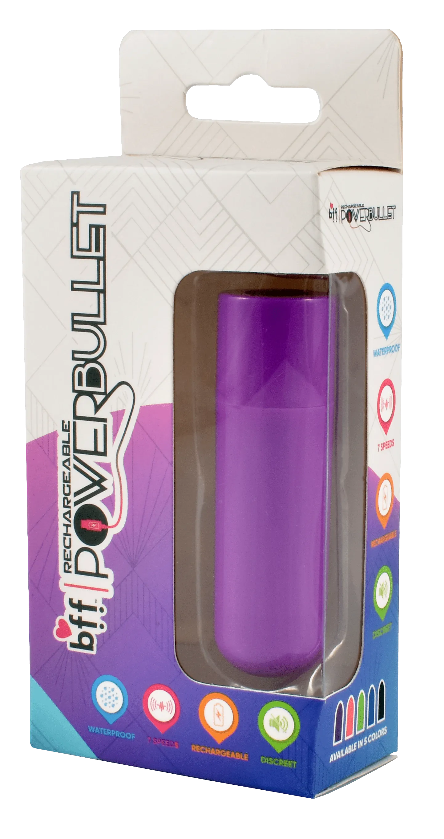 Si-61500 BFF RECHARGEABLE POWER BULLET - PURPLE