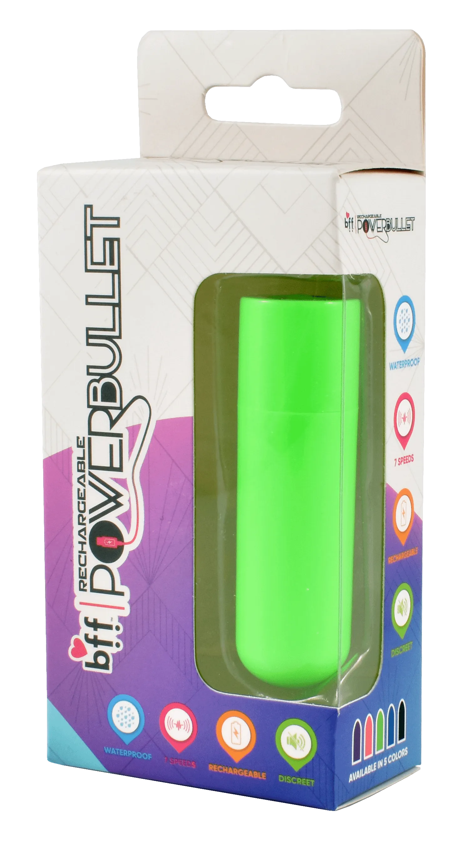 Si-61502 BFF RECHARGEABLE POWER BULLET - GREEN