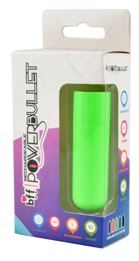 Si-61502 BFF RECHARGEABLE POWER BULLET - GREEN