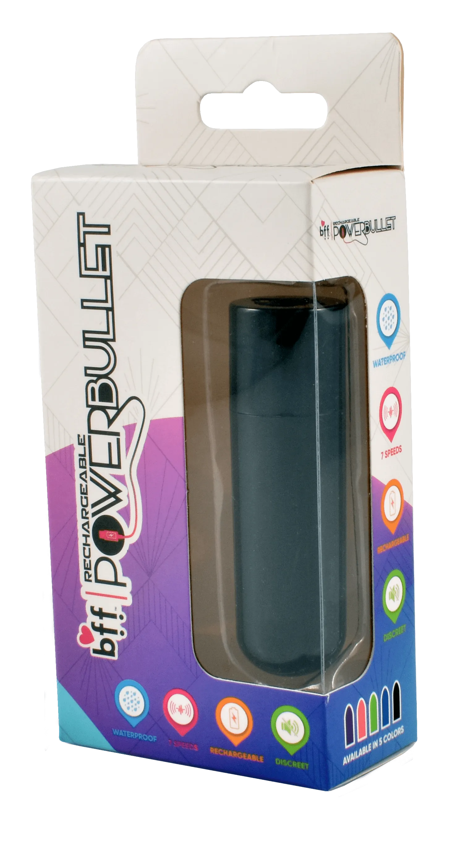 Si-61504 BFF RECHARGEABLE POWER BULLET -BLACK