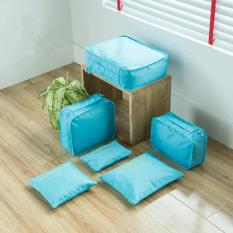 Six-Piece Waterproof Storage Bag