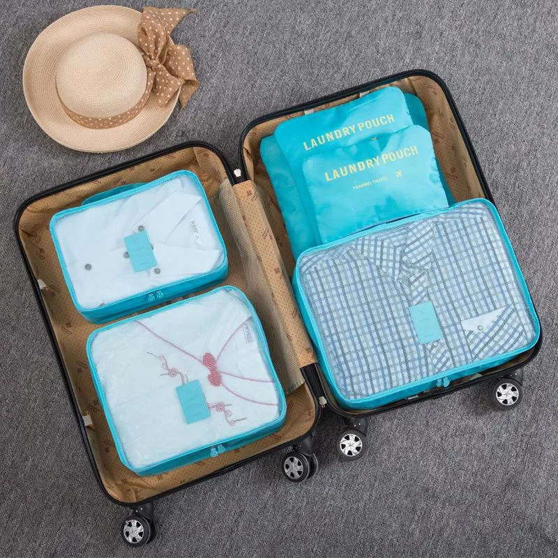 Six-Piece Waterproof Storage Bag