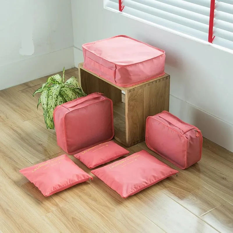 Six-Piece Waterproof Storage Bag