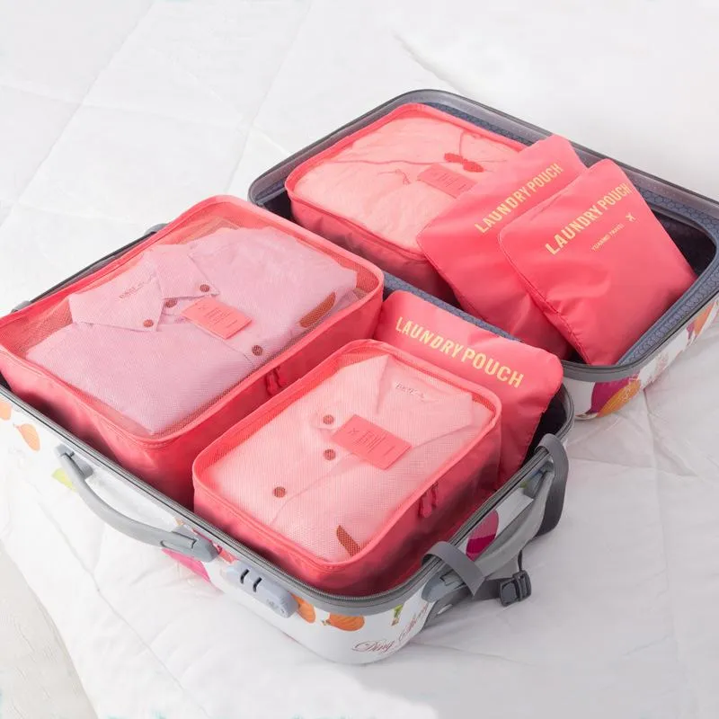 Six-Piece Waterproof Storage Bag