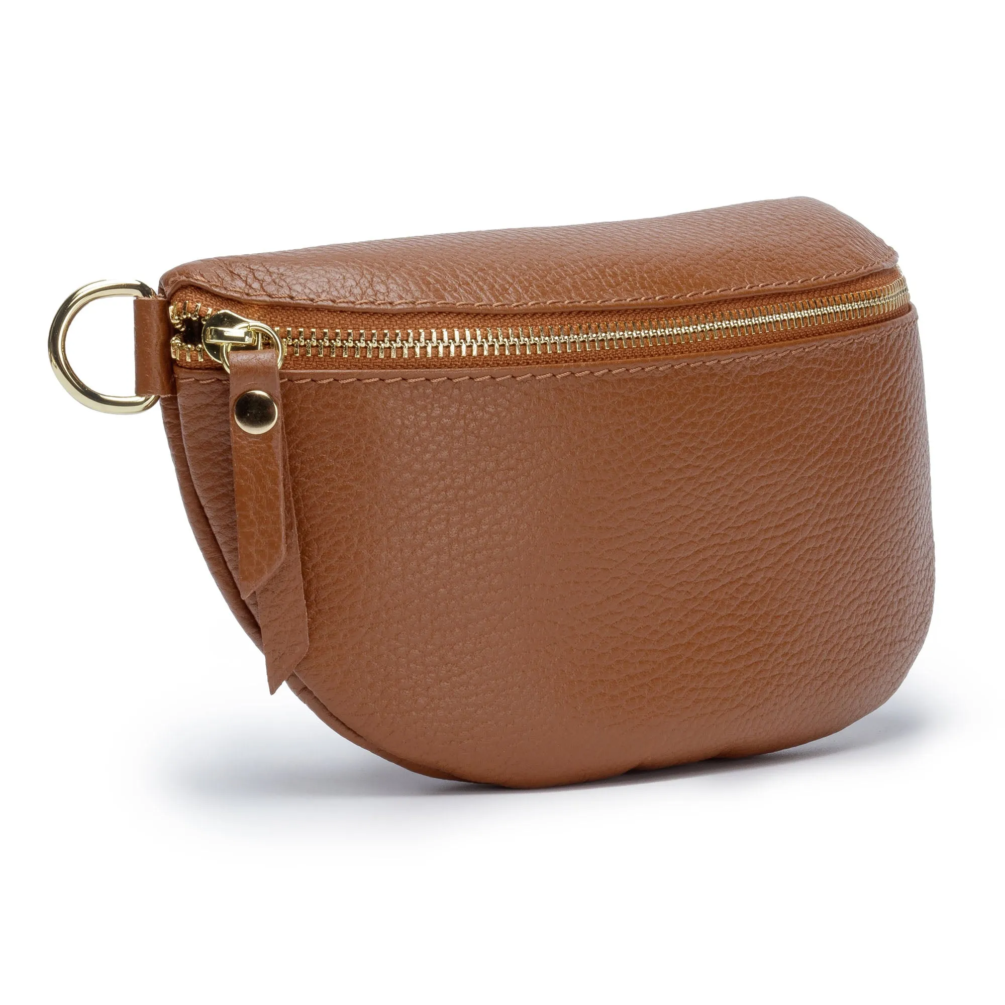 Sling Bag - Tan with Leopard Strap