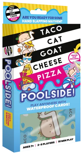 Taco Cat Goat Cheese Pizza Poolside!