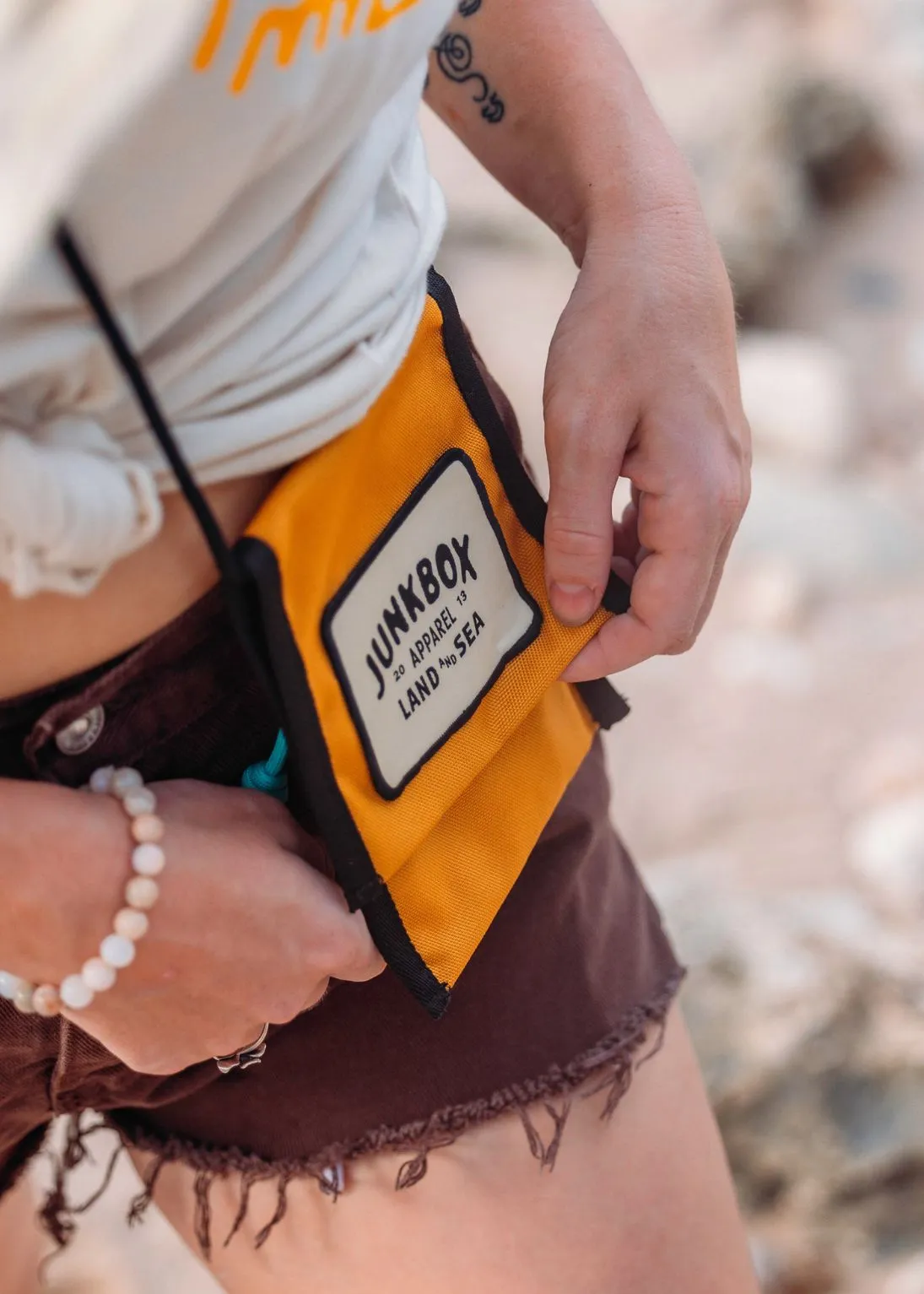 'The Pouch' in Mustard