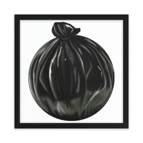 Trash Bag Framed Poster