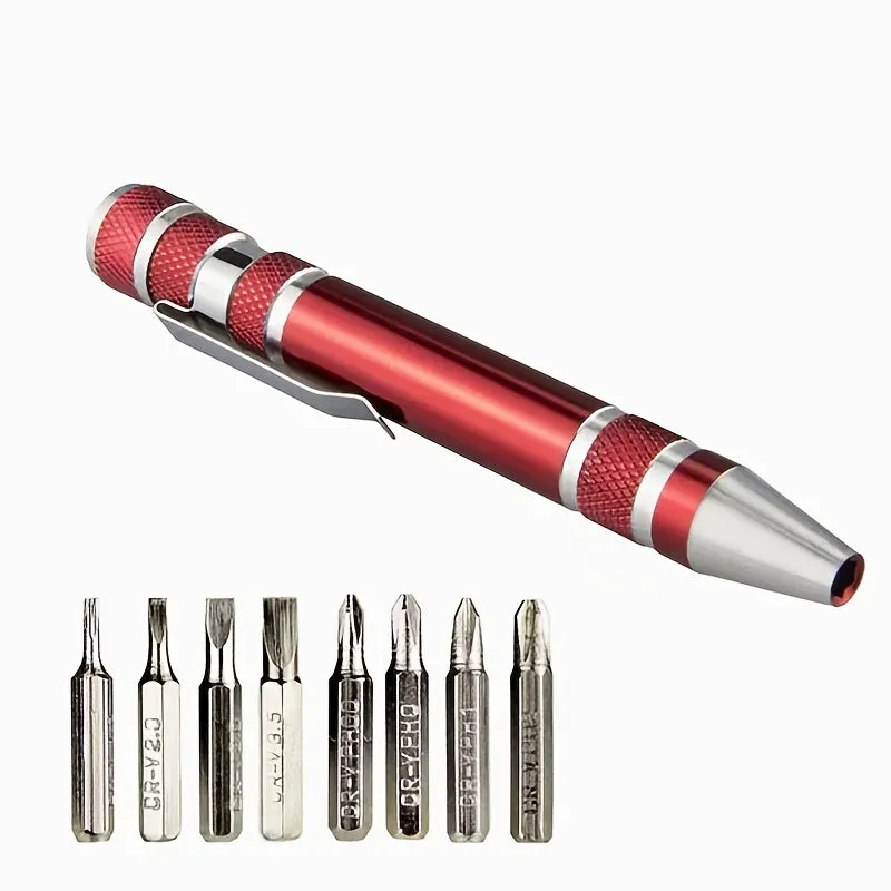 Ultimate Portable Screwdriver Set 8in1 Mini Tool with Magnet