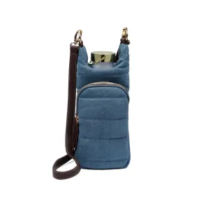 WanderFull Denim HydroBag with Vegan Leather Strap