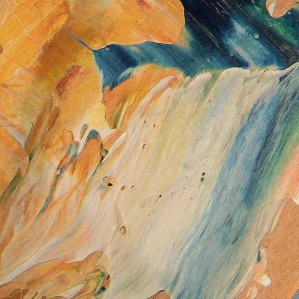 Wave Handpainted Notebook