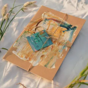 Wave Handpainted Notebook